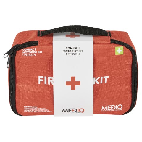 MEDIQ ESSENTIAL FIRST AID KIT COMPACT MOTORIST IN SOFT PACK